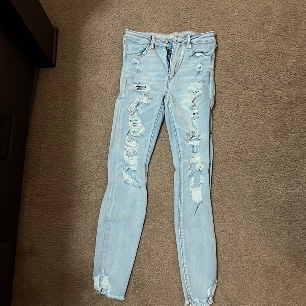 American eagle skinny leg jeans size 4